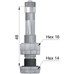Bezdušový ventil Alcoa 54 MS-00N – pre nákladné ALU disky Bezdušový ventil Alcoa 54 MS-00N – pre nákladné ALU disky