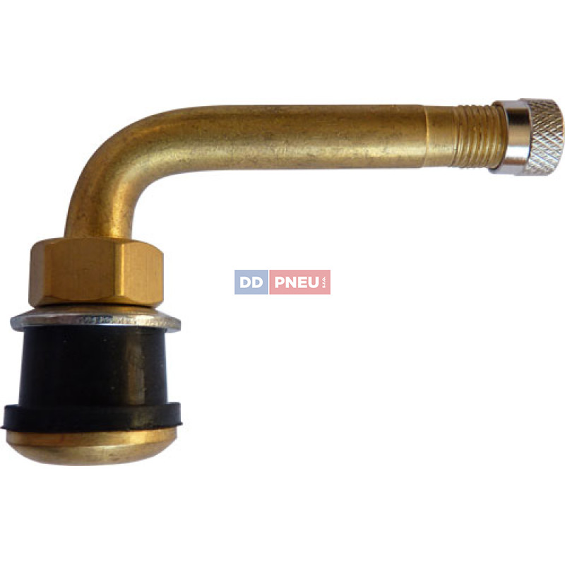 Bezdušový ventil V527 balón – 1x zahutý, diera 16mm, dĺžka 51mm