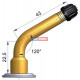 Dušový ventil typ Michelin – 1x zahnutý, A 22,5mm, B 43mm, uhol 120°