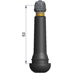 TR 418 – bezdušový ventil Schrader, dĺžka 53mm