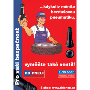 Plagát ZADARMO – podpora predajnosti pre pneuservisy