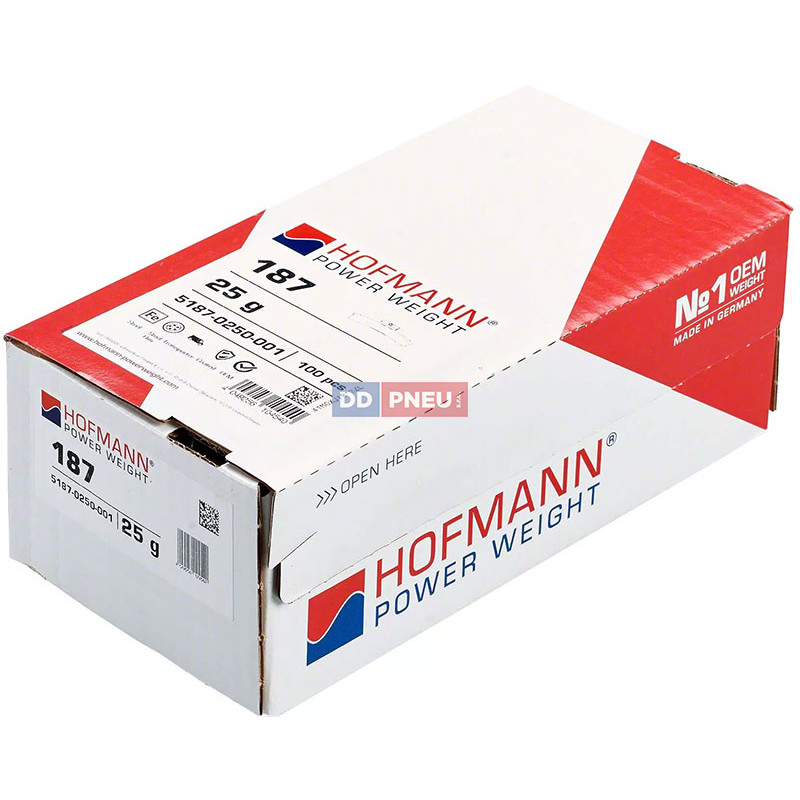 Hofmann 25g – strieborné vyvažovacie závažie na dodávky FORD