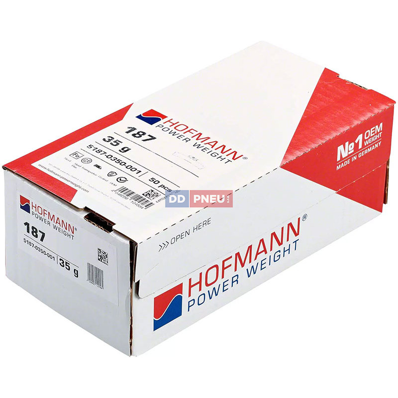 Hofmann 35g – strieborné vyvažovacie závažie na dodávky FORD