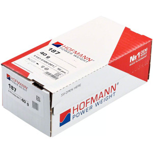 Hofmann 40g – strieborné vyvažovacie závažie na dodávky FORD Hofmann 40g – strieborné vyvažovacie závažie na dodávky FORD