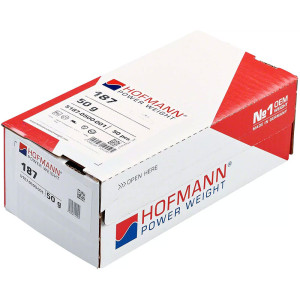 Hofmann 50g – strieborné vyvažovacie závažie na dodávky FORD Hofmann 50g – strieborné vyvažovacie závažie na dodávky FORD