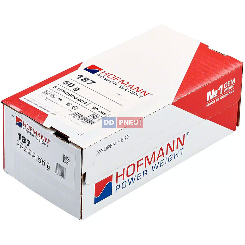 Hofmann 50g – strieborné vyvažovacie závažie na dodávky FORD