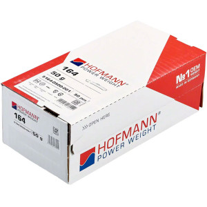 Hofmann 50g – strieborné vyvažovacie závažie na dodávky OEM Hofmann 50g – strieborné vyvažovacie závažie na dodávky OEM