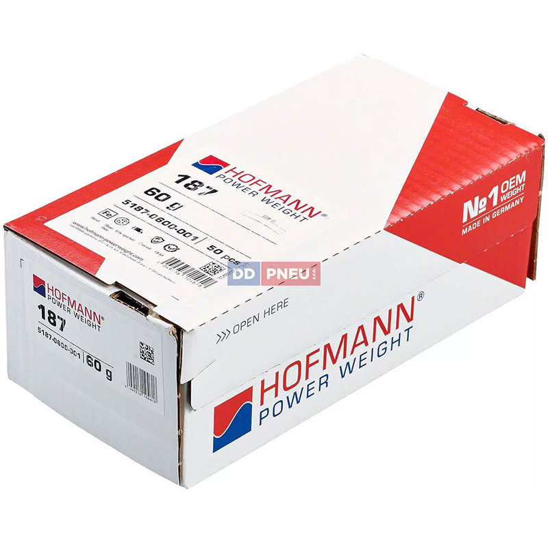 Hofmann 60g – strieborné vyvažovacie závažie na dodávky FORD