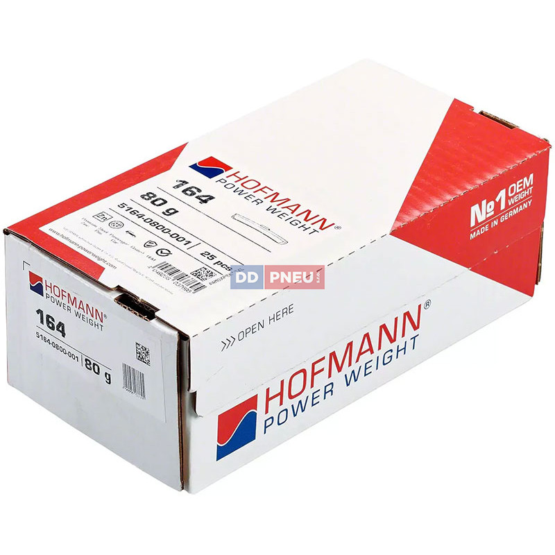 Hofmann 80g – strieborné vyvažovacie závažie na dodávky OEM