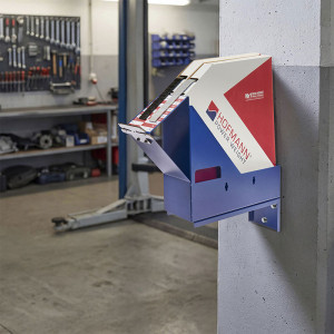 Balíček samolepiaceho závažia 355 v kotúči HOFMANN 3+2 s pracovnou stanicou na stenu SPEEDCUT