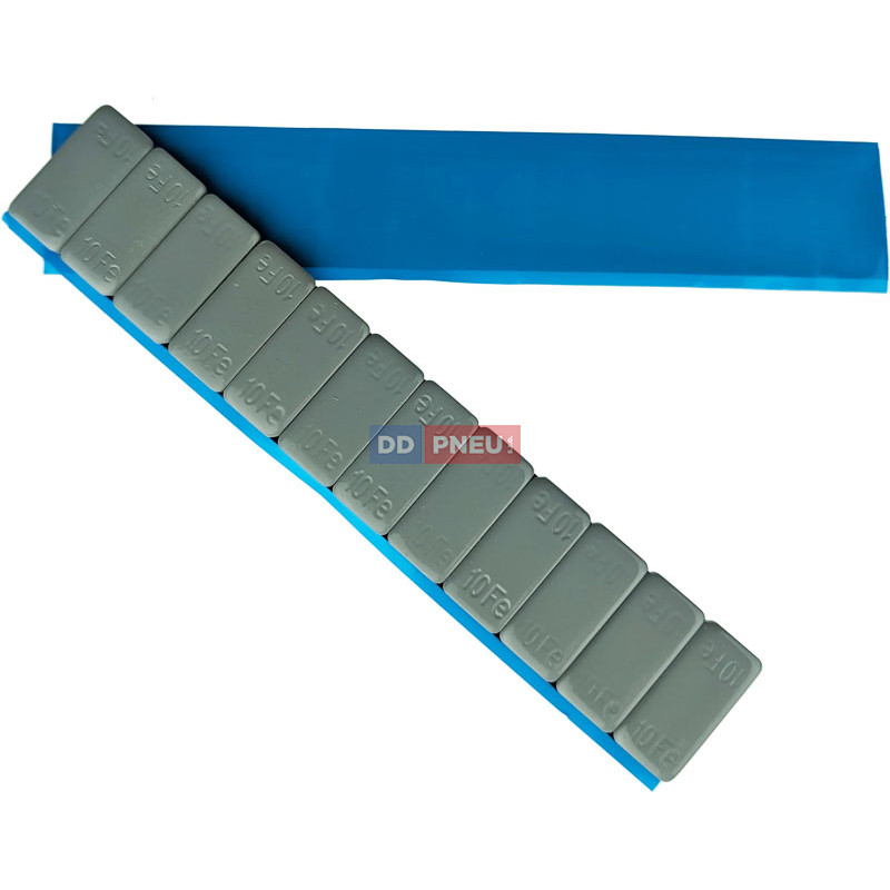 Šedé železné samolepiace závažie 120g (12x10g)