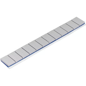 Šedé poplastované samolepiace závažie Hofmann 60g