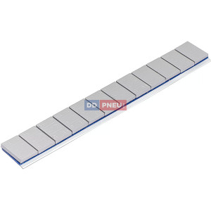 Šedé poplastované samolepiace závažie Hofmann 60g