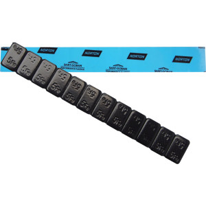 Čierne poplastované samolepiace závažie Remog 60g Čierne poplastované samolepiace závažie Remog 60g