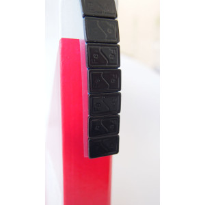 HOFMANN – čierne železné samolepiace závažie v kotúči 5kg