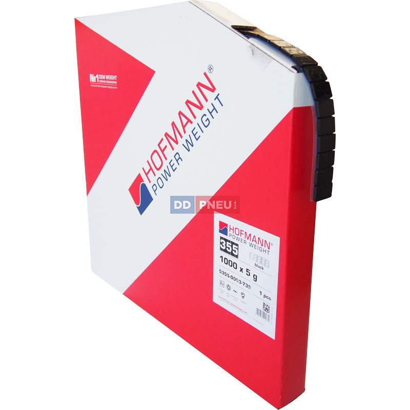 HOFMANN – čierne železné samolepiace závažie v kotúči 5kg