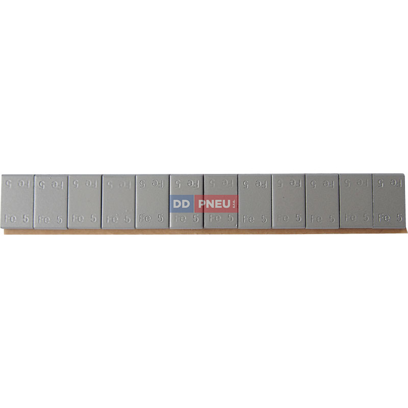 TRAX Eco Line – sivé železné samolepiace závažie 12x5g