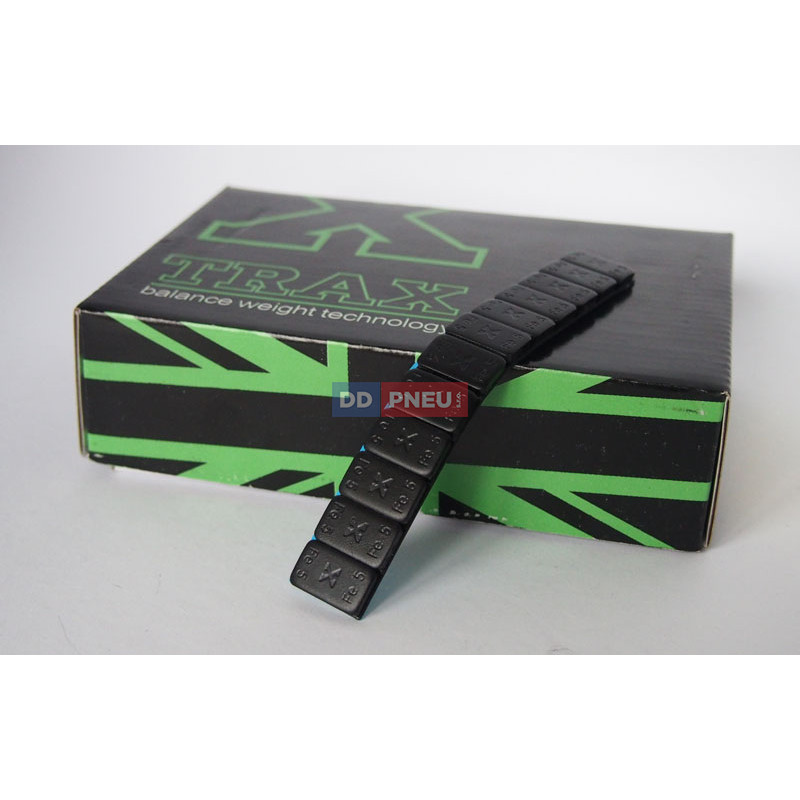 TRAX Standard – čierne železné samolepiace závažie 12x5g