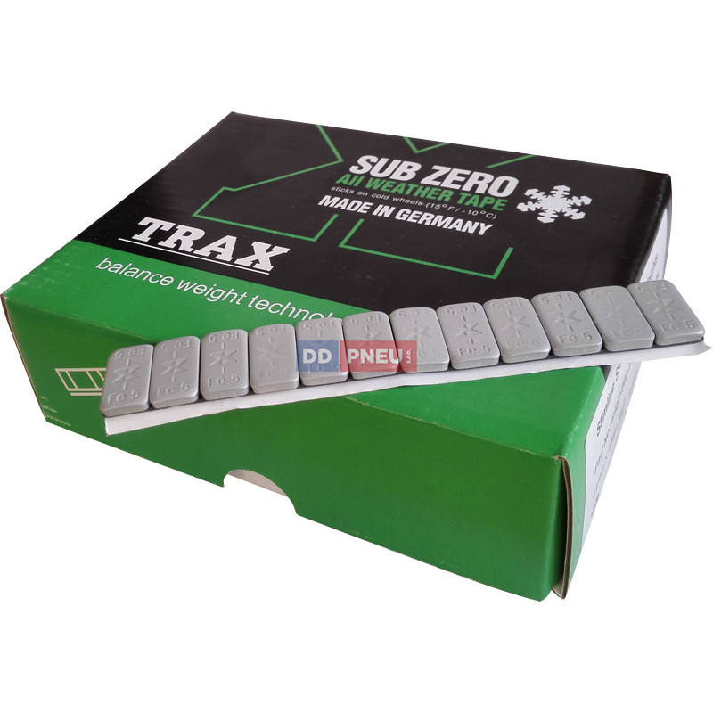 TRAX Professional – šedé železné samolepiace závažie 60g