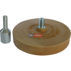 Gumový kotúč s adaptérom, na odstránenie pásky samolepiaceho závažia Gumový kotúč s adaptérom, na odstránenie pásky samolepiaceho závažia