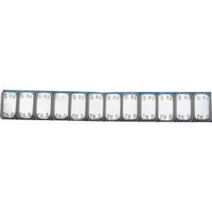 ECO line – strieborné železné samolepiace závažie 60g