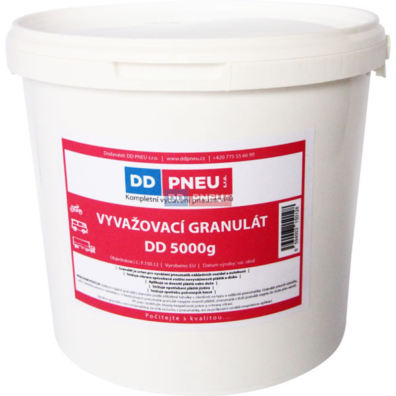 Vyvažovací granulát DD 5kg – s dávkovačom