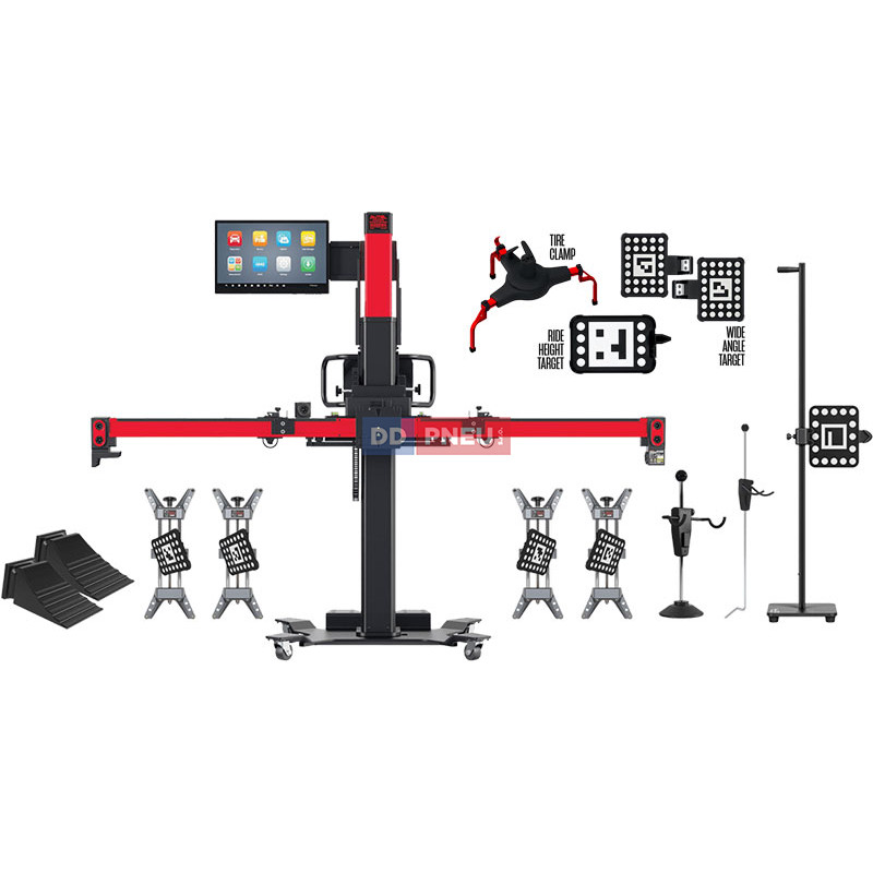 Automatická kalibrácia ADAS Autel MaxiSYS IA900WA FULL KIT PLUS – uchytenie na pneu