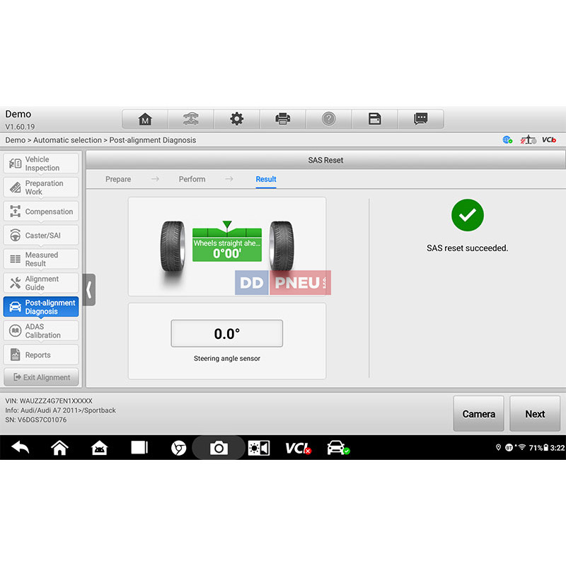 3D Geometria kolies Autel MaxiAlign IWA500
