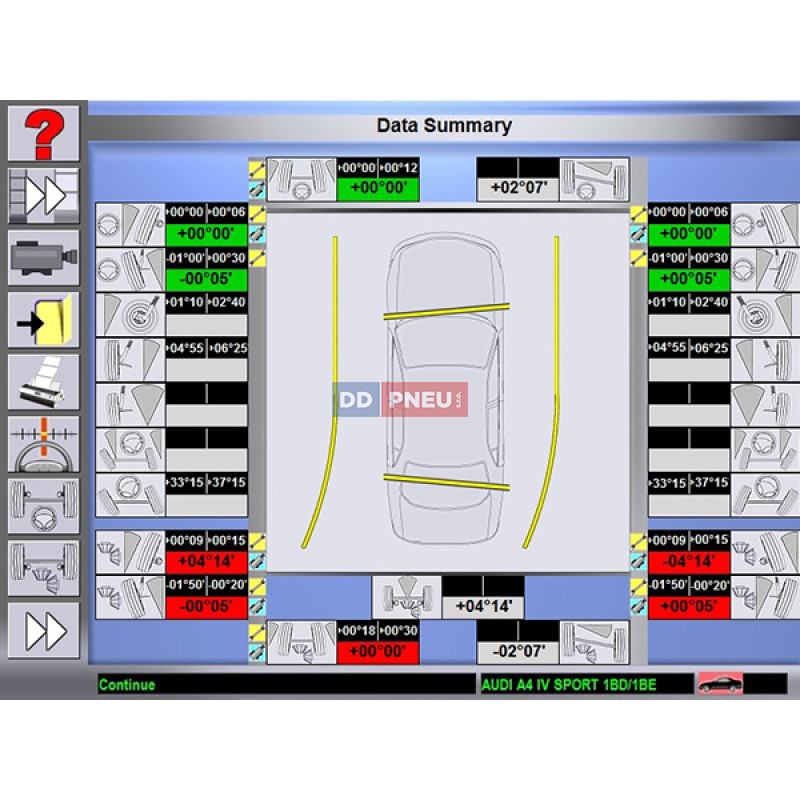 Geometria kolies ATT CURA S960 Radio