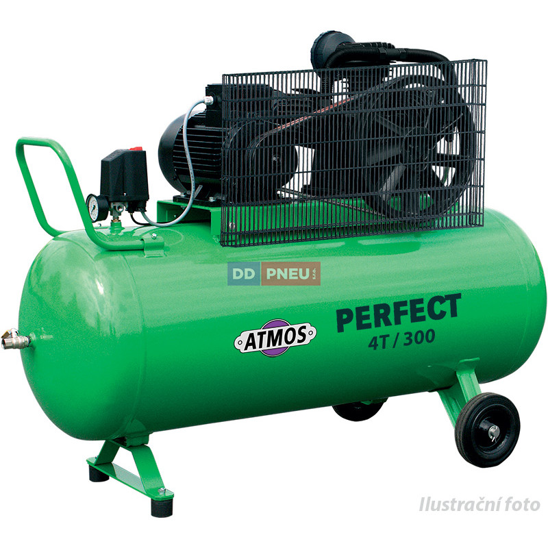 Piestový kompresor Atmos Perfect 4T/300 – objem nádrže 300 l