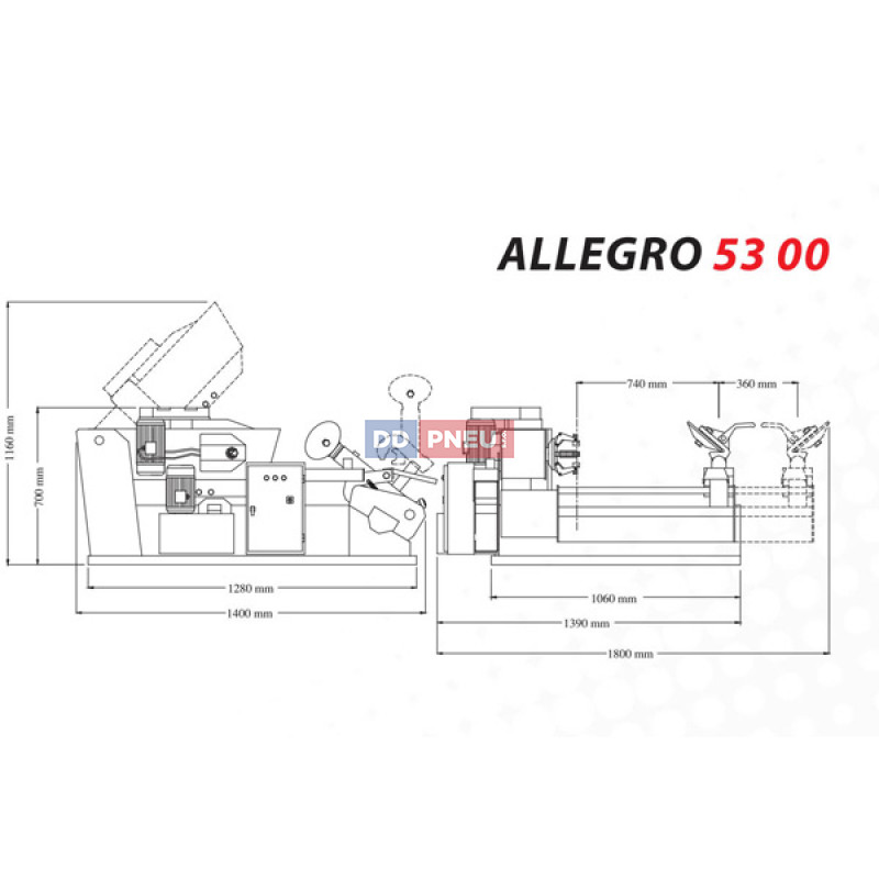 Vyzúvačka pneu Atek Allegro – pre nákladné autá
