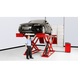 Nožnicový zdvihák HUNTER série RX – elektrohydraulický, nosnosť 4500kg a 5400kg