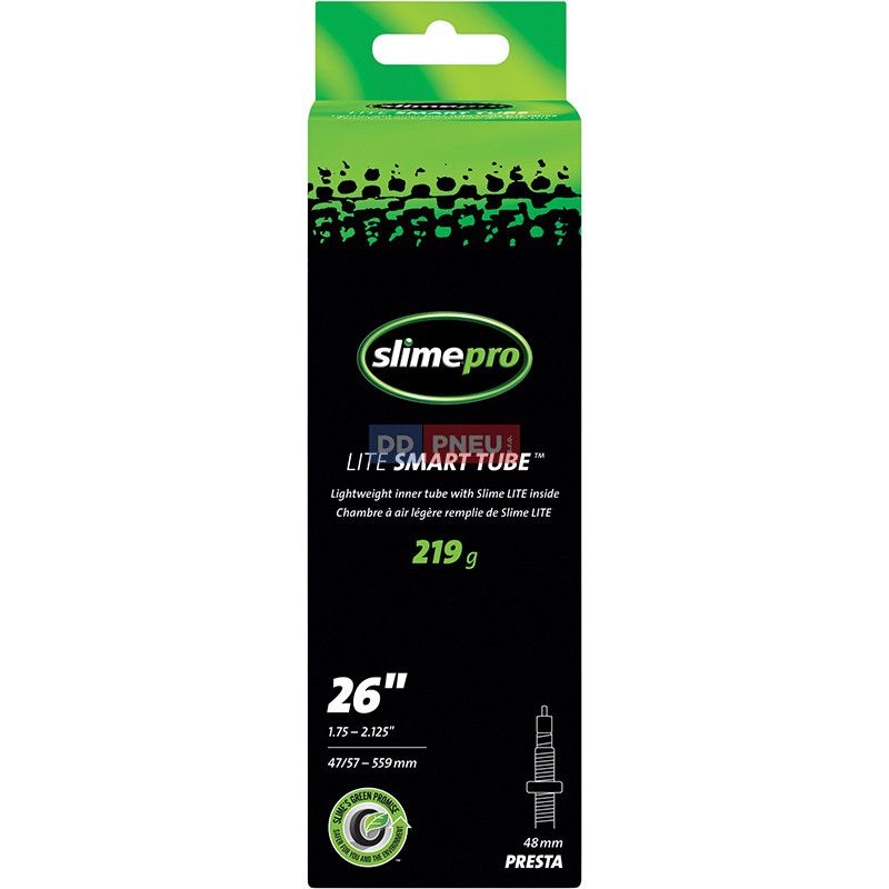 Odľahčená duša Slime LITE – 26 x 1,75-2,125, galuskový ventil