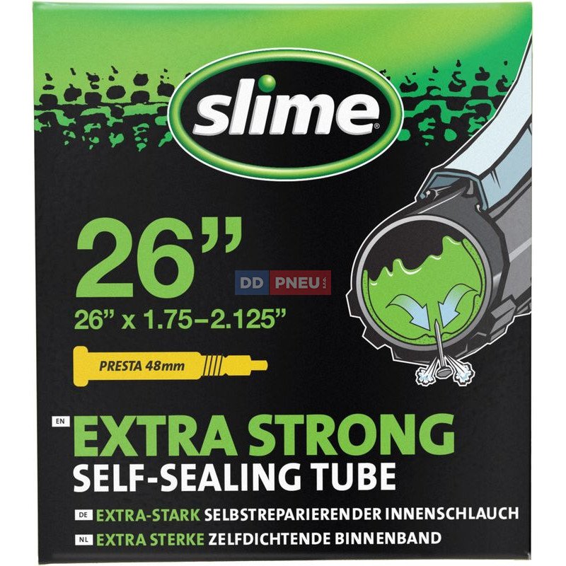 Duša Slime Extra zosilnená – 26 x 1,75-2,125, galuskový ventil