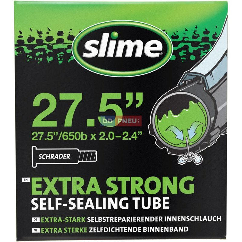 Duša Slime Extra zosilnená – 27,5 x 2,0-2,4, AV ventil