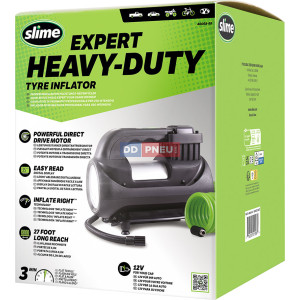 Kompresor Slime Expert Heavy-Duty Tyre Inflator s príslušenstvom Kompresor Slime Expert Heavy-Duty Tyre Inflator s príslušenstvom