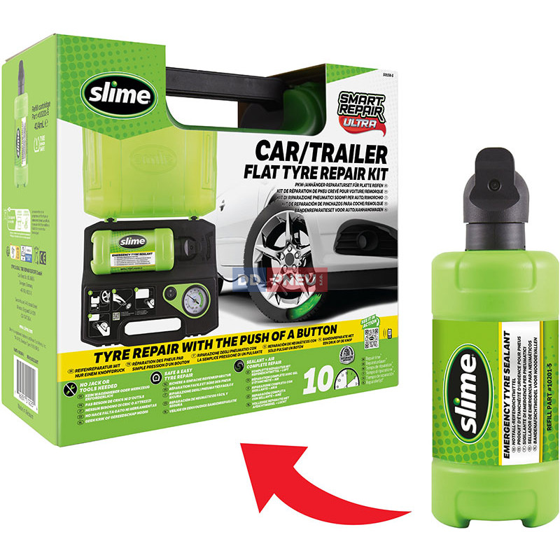 Náhradná náplň pre Slime Smart Repair Ultra pre osobné autá a prívesy – 414ml
