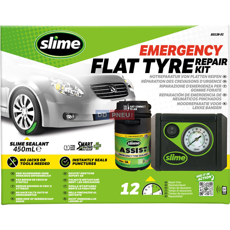 Opravná sada Slime Smart Repair Plus – pre defekty osobných vozidiel