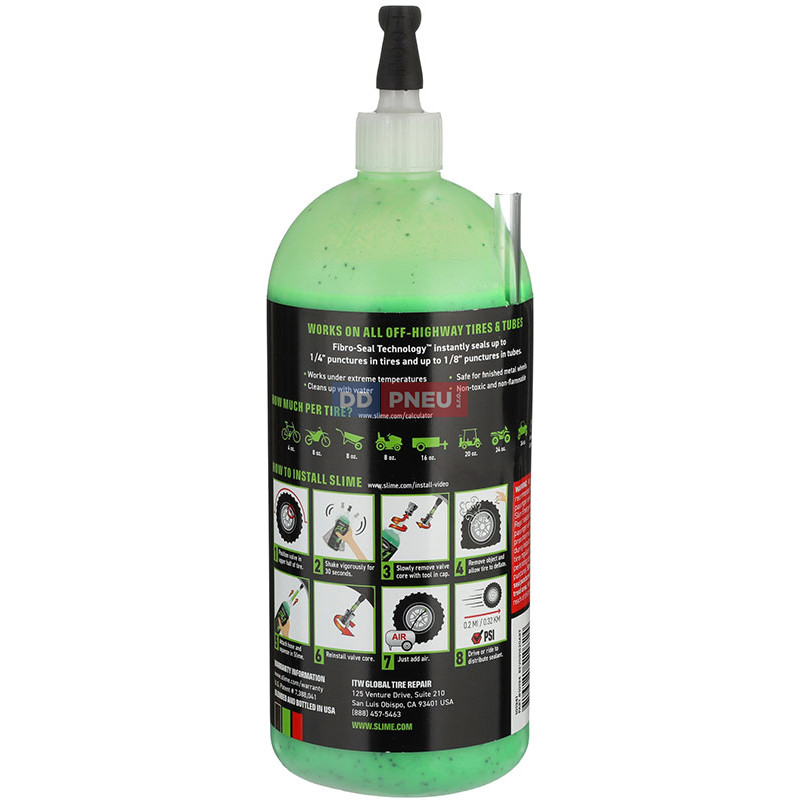 Opravný tmel pre duše a bezdušové pneu 2v1 SLIME – 946ml