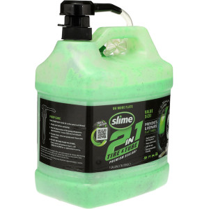 Opravný tmel pre duše a bezdušové pneu 2v1 SLIME 3,8L – vrátane pumpy