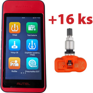 Diagnostický prístroj AUTEL ITS600 + 16 ks MX-senzor strieborný