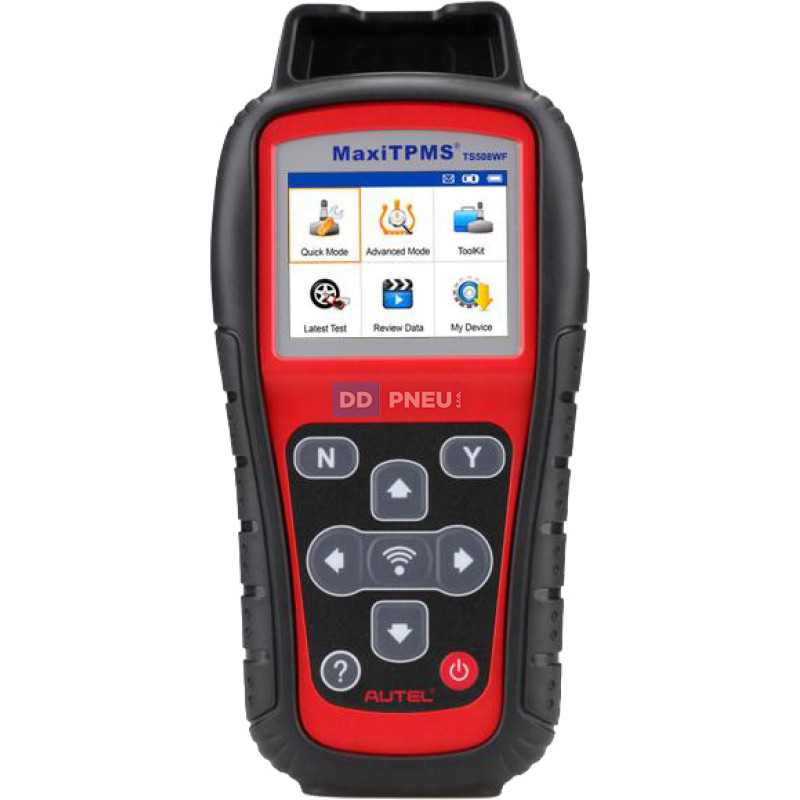 Diagnostika Autel MaxiTPMS TS508WF + 12ks MX-senzor (4 strieborné + 4 čierne + 4 gumené)