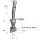 TPMS servisný kit pre Alu disk  - 77.4 (L) x 17 (Ø) x 18°
