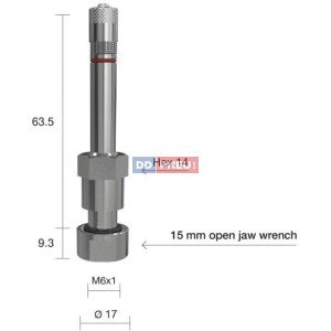 TPMS servisný kit pre Alu disky  - 73(L) x 17 (Ø) x 0°