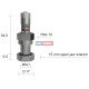 TPMS servisný kit pre Alu disky  - 40 (L) x 17 (Ø) x 0°