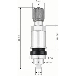 Náhradný TPMS ventil Schrader EZ-senzor