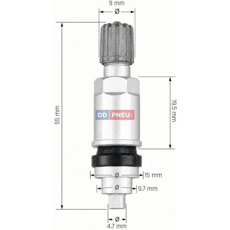 Náhradný TPMS ventil Schrader EZ-senzor