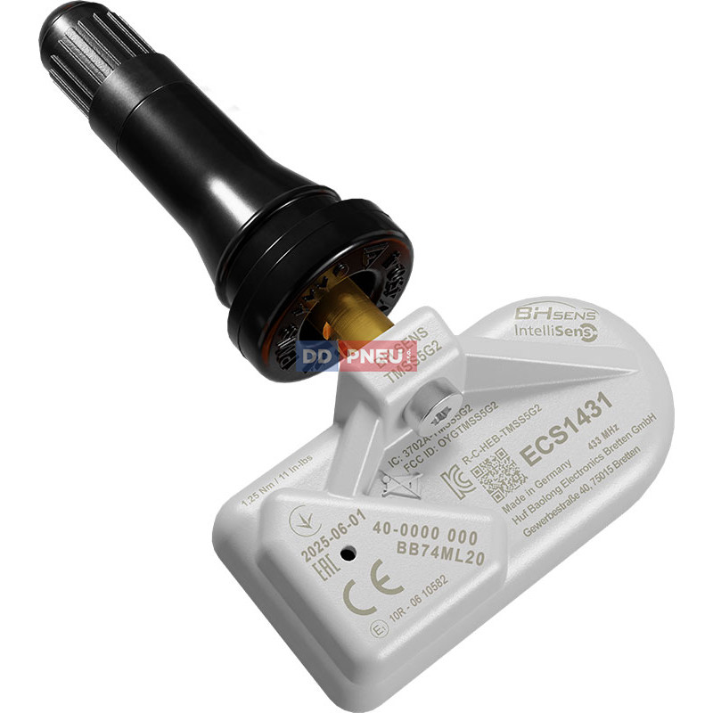 ECS1431 IntelliSens programovateľný TPMS senzor – gumený ventil