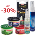 AKCIA – zľava až 30% na dezinfekciu a vôňu do auta Aromatic!