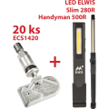 AKCIA – 20ks ECS1420 IntelliSens + 2ks LED svietidiel ELWIS ZADARMO!